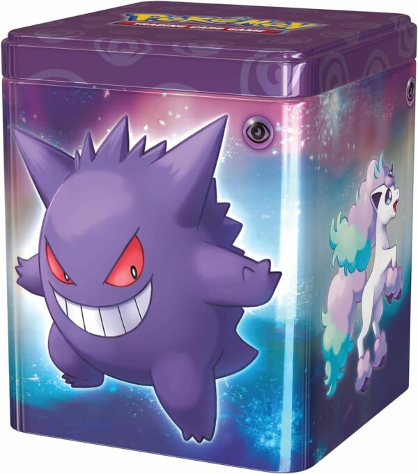 Pokémon Tin, Scatola da collezione impilabile in Metallo, originale, edizione in italiano 2024