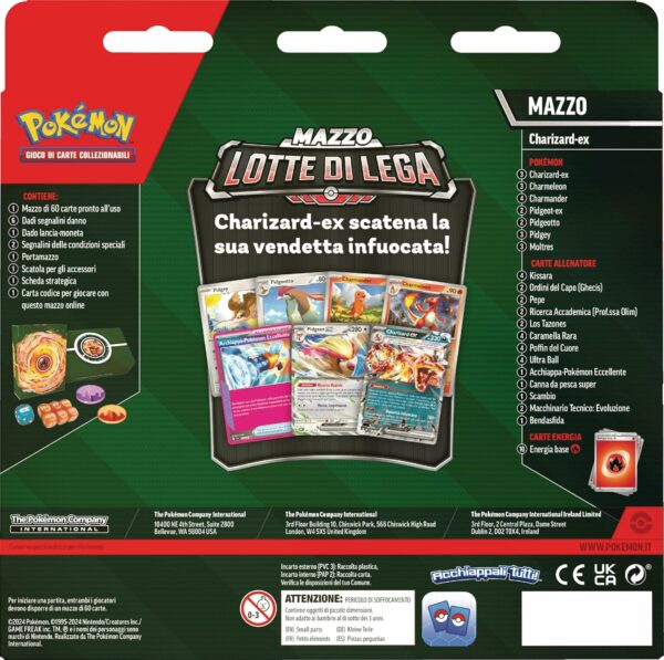 Pokemon Mazzo lotte Lega Charizard-EX in italiano