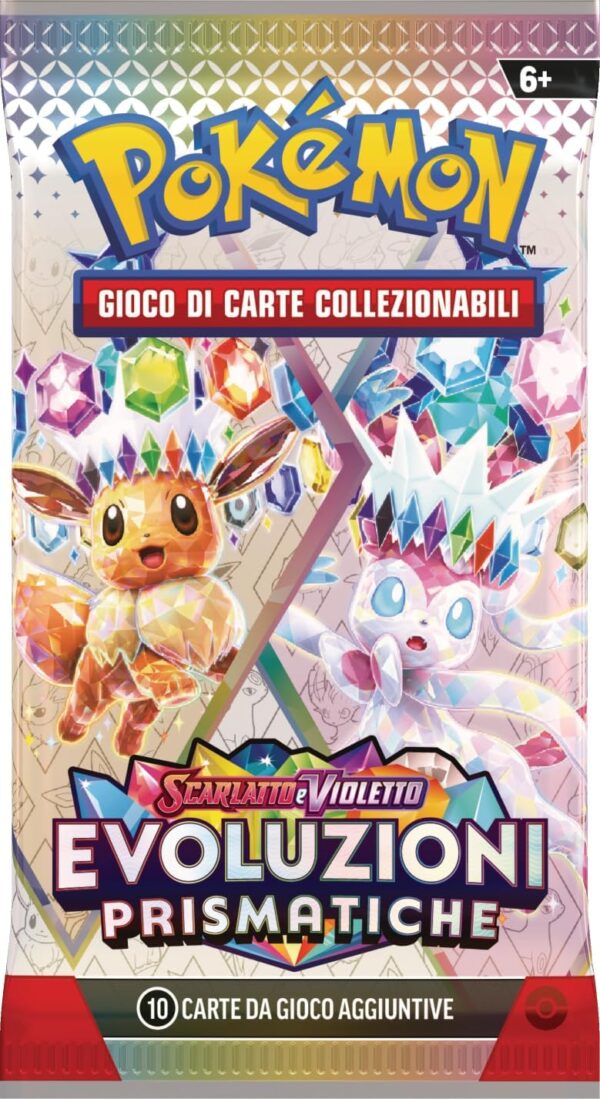 Pokemon Collezione con adesivi Glaceon dell’espansione Scarlatto e Violetto - Evoluzioni Prismatiche in italiano - immagine 3