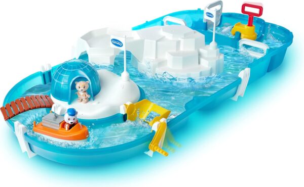 AquaPlay Polar Waterway, playset Icebearg gioco con acqua , Simba 8700001522