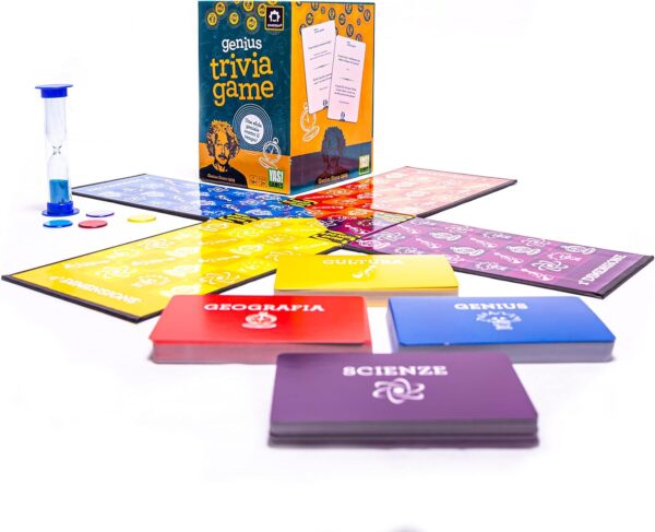 Rocco Giocattoli - EINSTEIN GENIUS TRIVIA GAME gioco da tavolo, edizione in italiano (modello 6625)