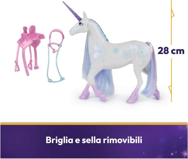 Unicorn Academy, Cavallo Unicorno Glacier 28 cm, Spin Master 6071170