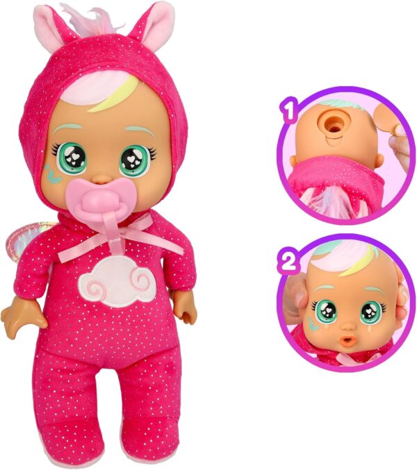 Cry Babies Tiny Cuddles Day Care Hannah 25 cm, Piange Lacrime Vere, IMC Toys 923393