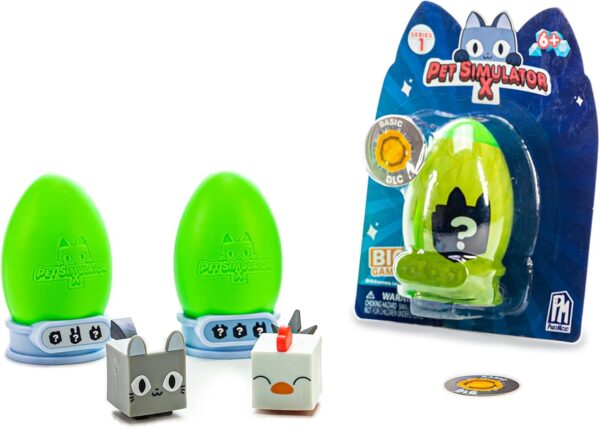 Rocco Giocattoli, Pet Simulator X Blister Singolo - Mini Figure a Sorpresa