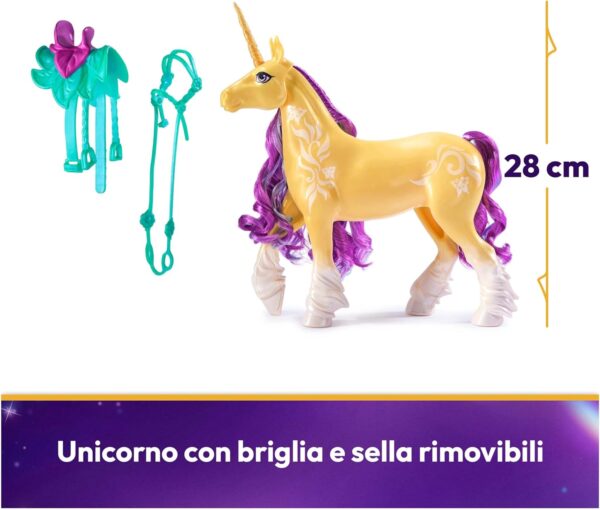 Unicorn Academy, Cavallo Unicorno Leaf 28 cm, Spin Master 6067325