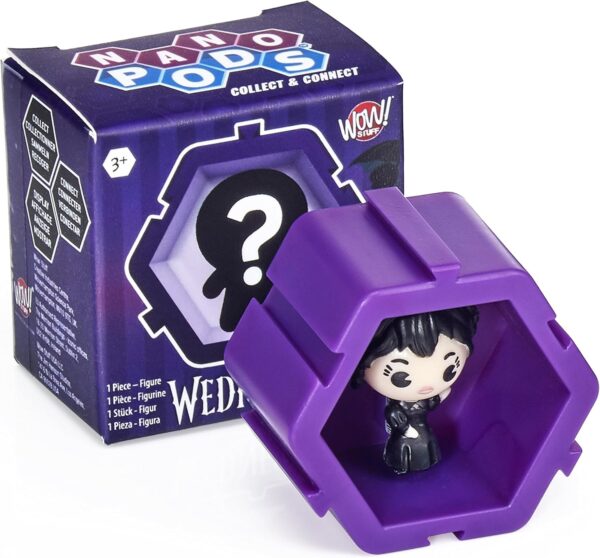 Mercoledi WEDNESDAY Addams Nevermore MYSTERY BOX Nano PODS 4D, Giochi Preziosi WEN05000