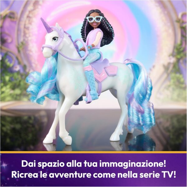 Unicorn Academy, Mini Doll Layla & Glacier con Accessori, Spin Master 6066849