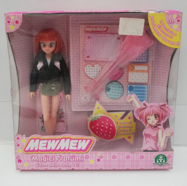 Mew Mew Doll Strowberry con penna profumata, Giochi Preziosi GPZ05775